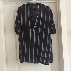 Black Stripes Blouse
